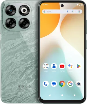 Bold K30 | 2025 | All-Day Battery | Unlocked | 6.7” HD  Infinity Dot Display | 256/6GB | Triple 108MP Camera | US Version | US Warranty | (Green)