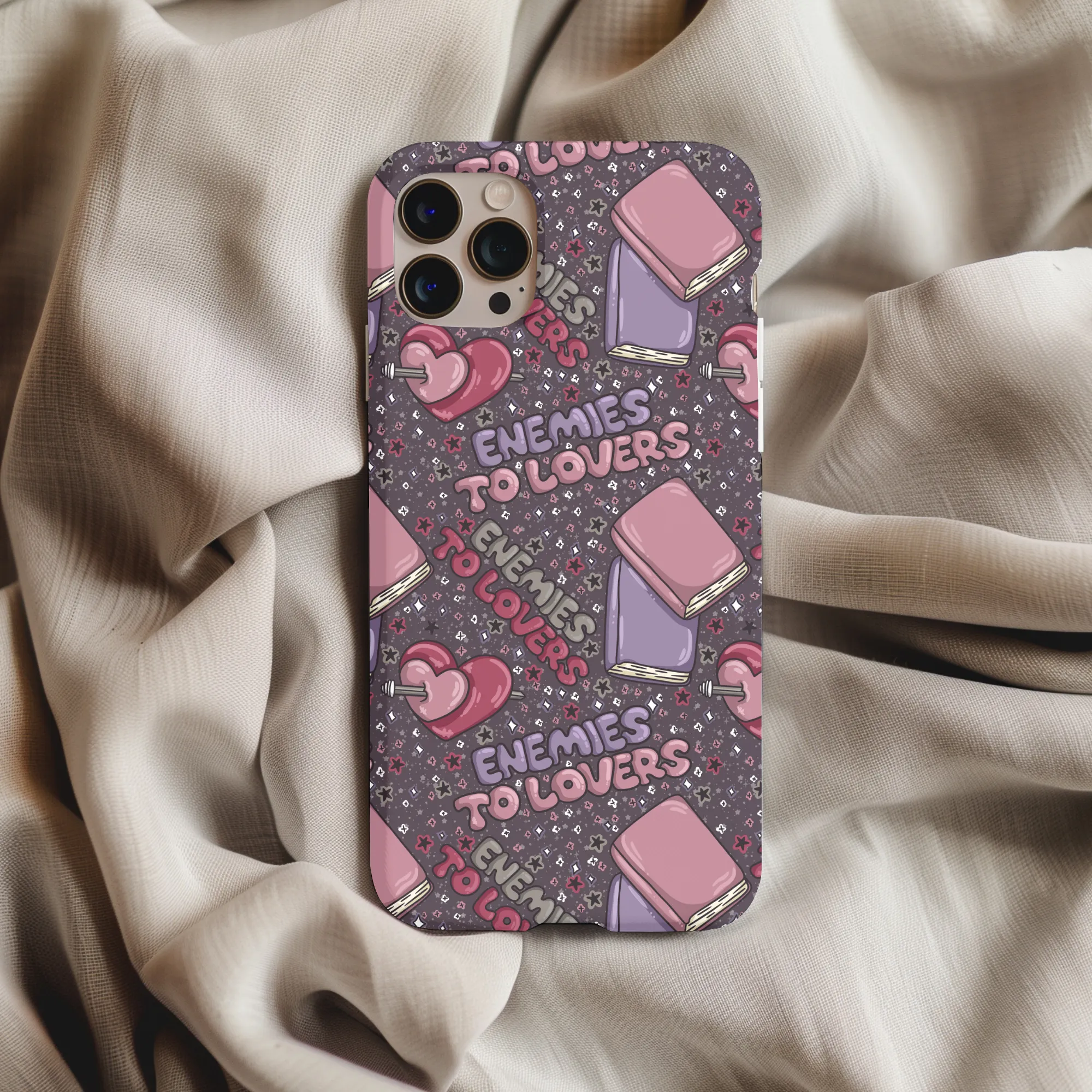 Bookish Enemies To Lovers Phone Case