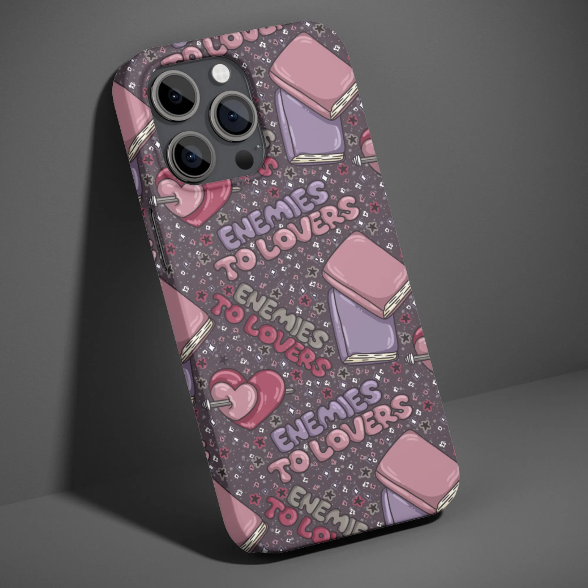 Bookish Enemies To Lovers Phone Case