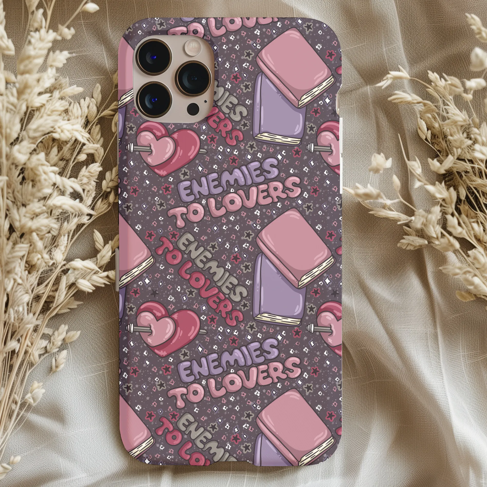 Bookish Enemies To Lovers Phone Case