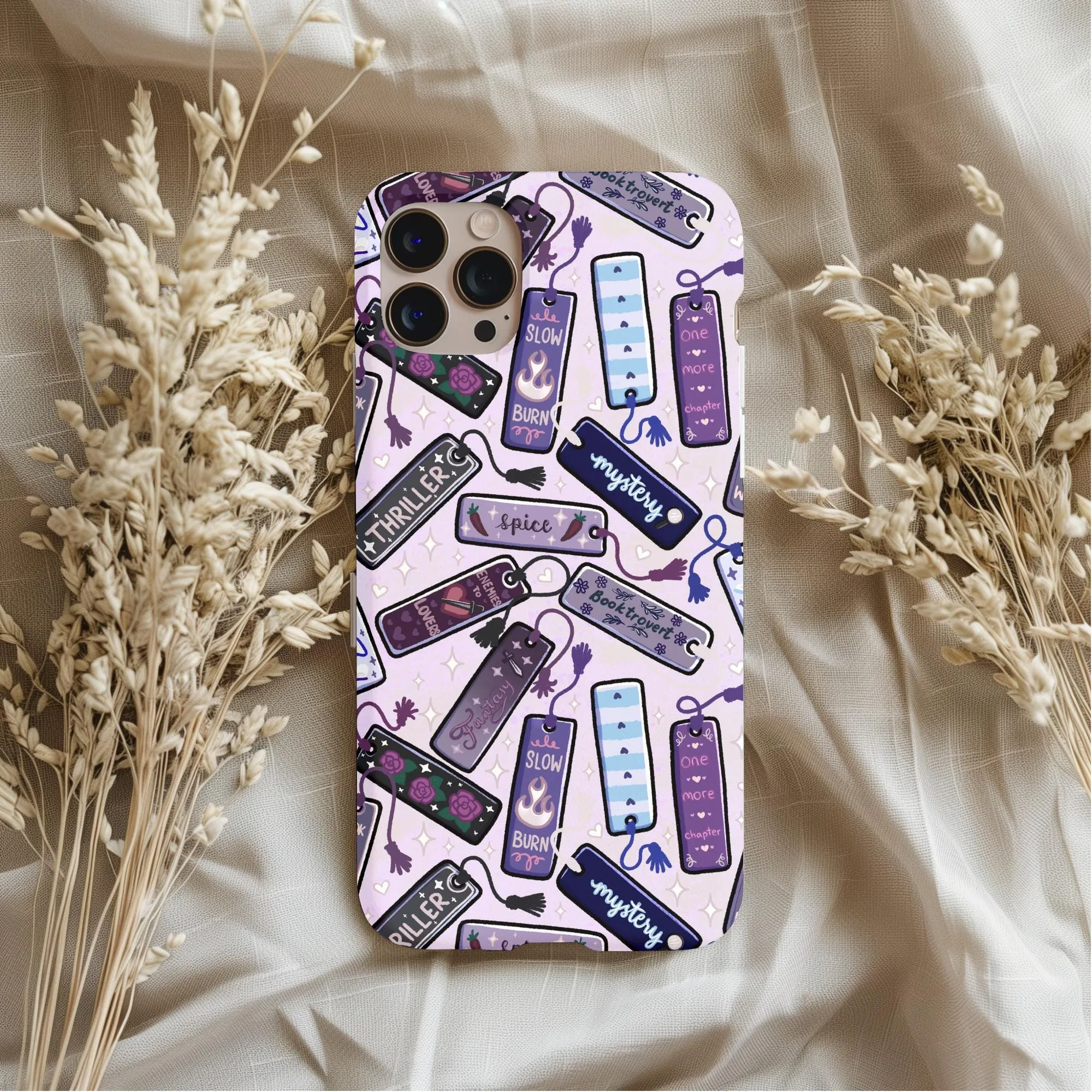 Bookmark Tropes Bookish Phone Case