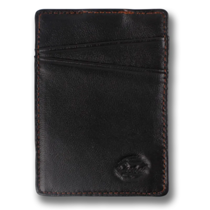 BOREAL: Wallet Black Tan