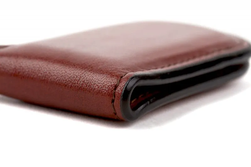 Bosca Magnetic Money Clip Cognac