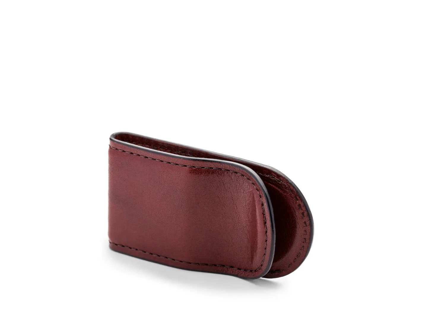 Bosca Old Leather Covered Money Clip