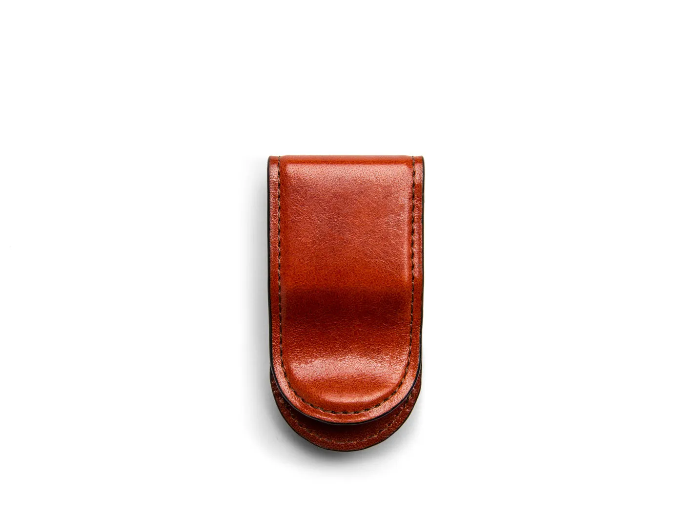 Bosca Old Leather Covered Money Clip