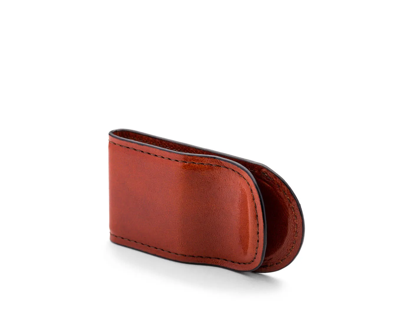 Bosca Old Leather Covered Money Clip