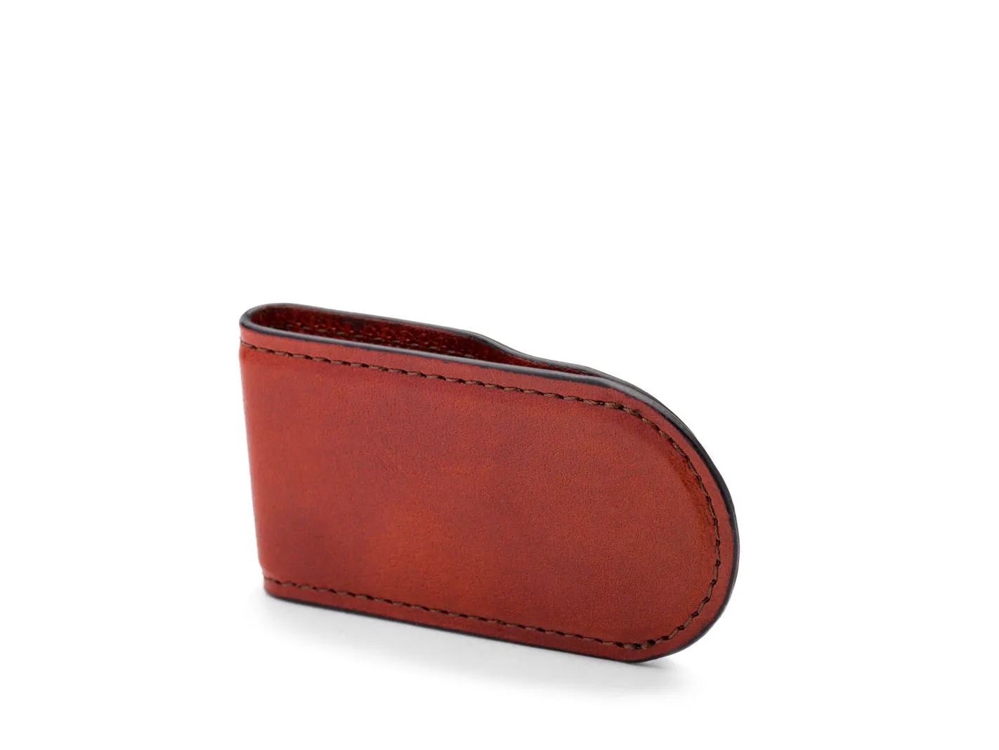 Bosca Old Leather Covered Money Clip