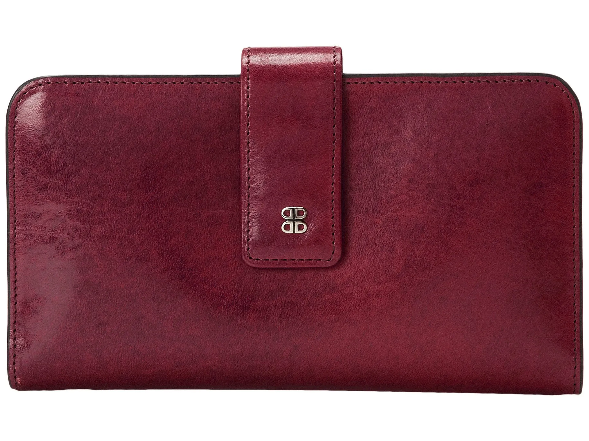 Bosca Women's Old Leather Checkbook Clutch Wallet