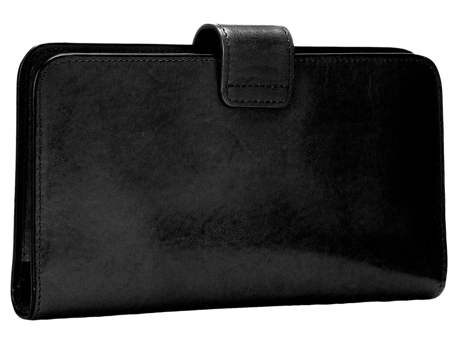 Bosca Women's Old Leather Checkbook Clutch Wallet