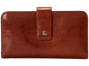 Bosca Women's Old Leather Checkbook Clutch Wallet