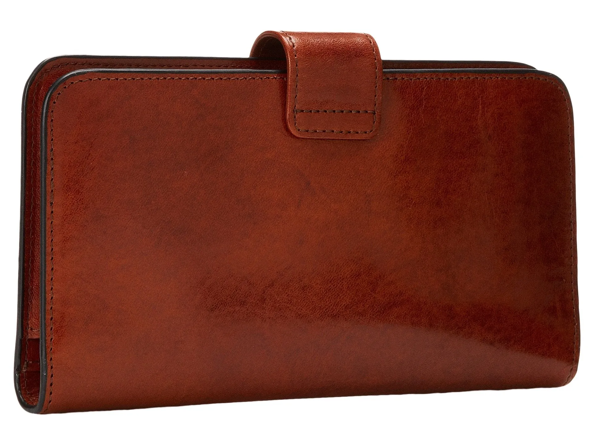 Bosca Women's Old Leather Checkbook Clutch Wallet