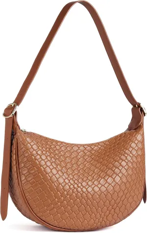 BOSTANTEN Purses for Women Small Crossbody Bags Crescent Shoulder Bag Hobo Handbag with Adjustable Strap