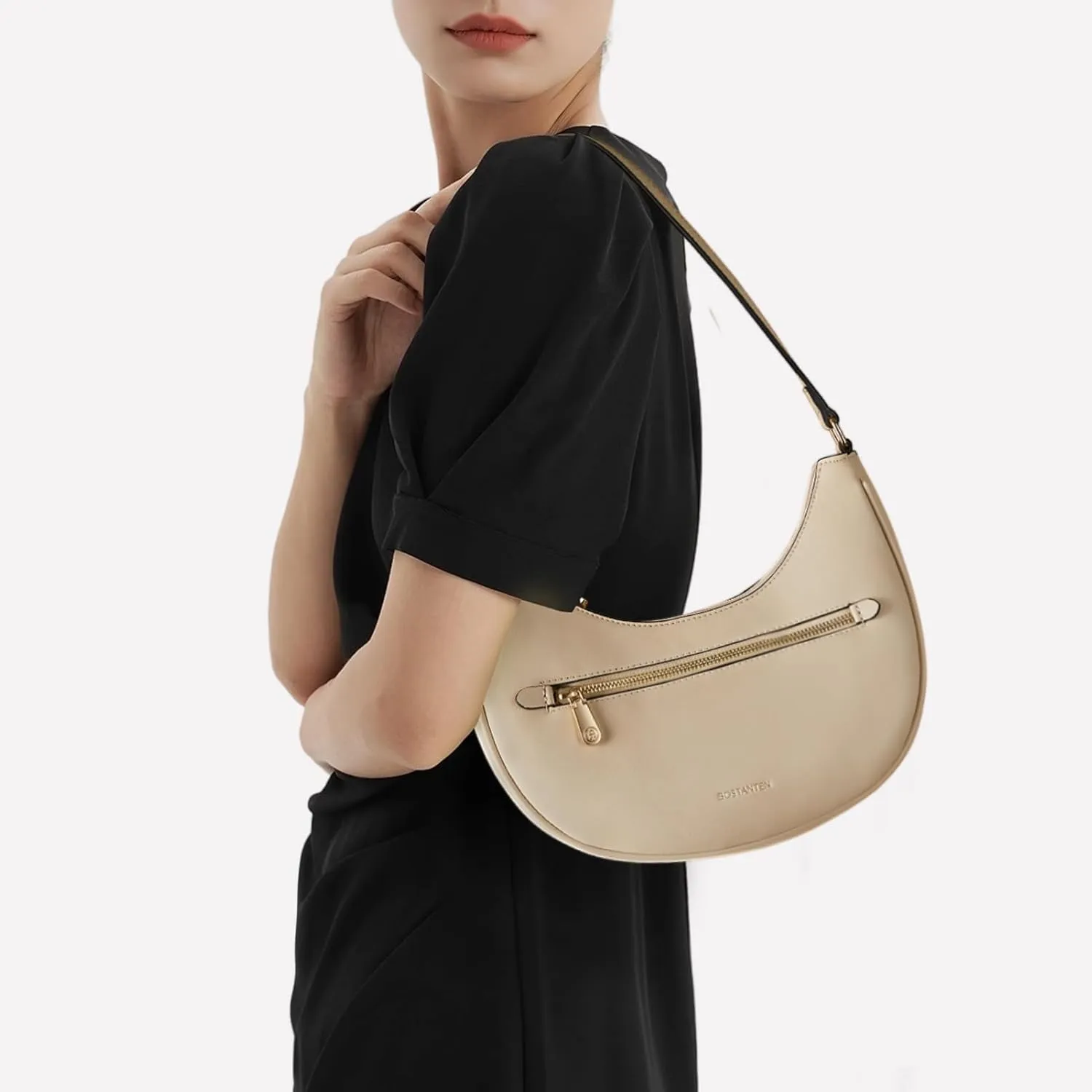 BOSTANTEN Small Purses for Women Trendy Cresent Shoulder Bag Hobo Handbags