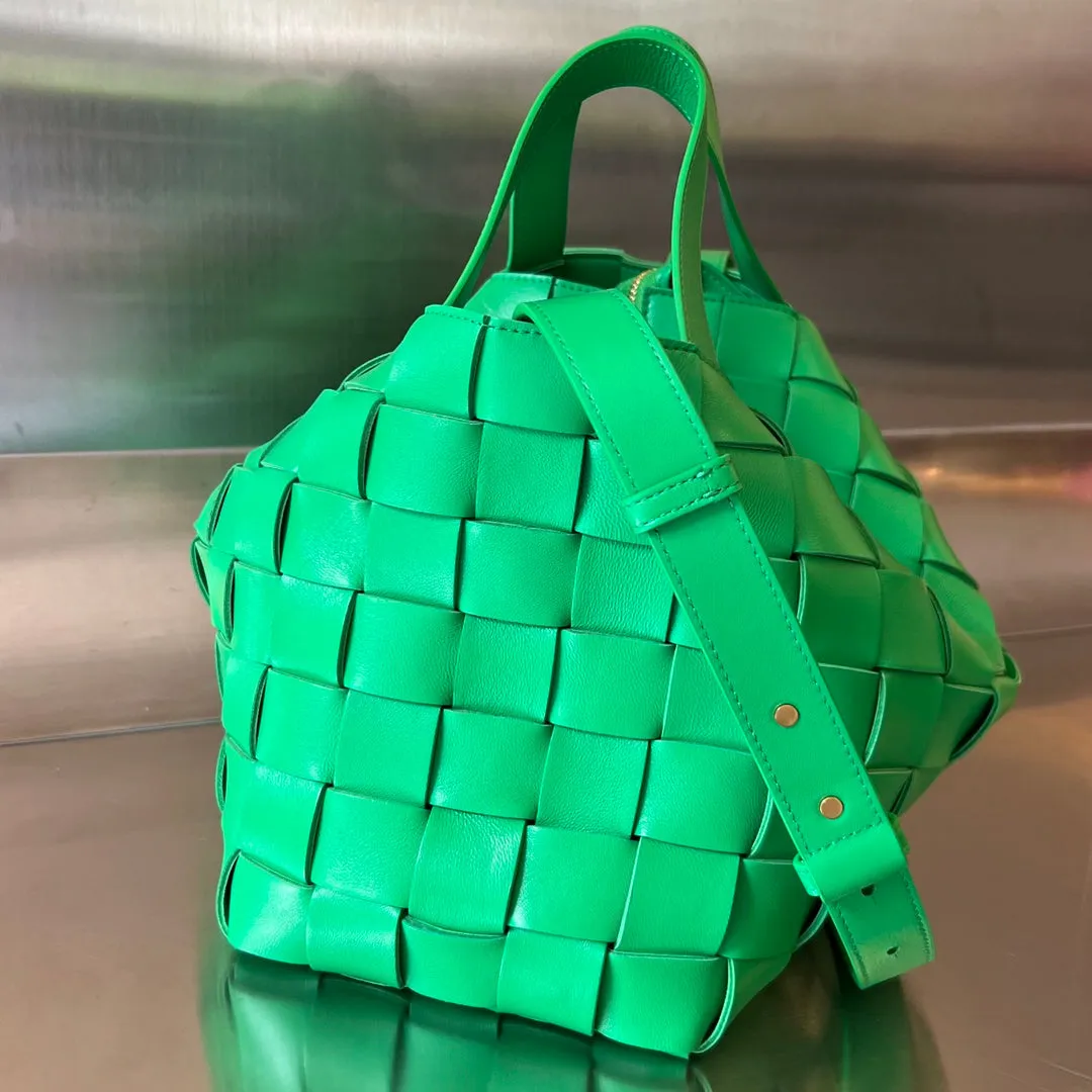 Bottega Popular pick LAMBSKIN CASSETTE GREEN High-security 28 LIGHT Veneta MEDIUM