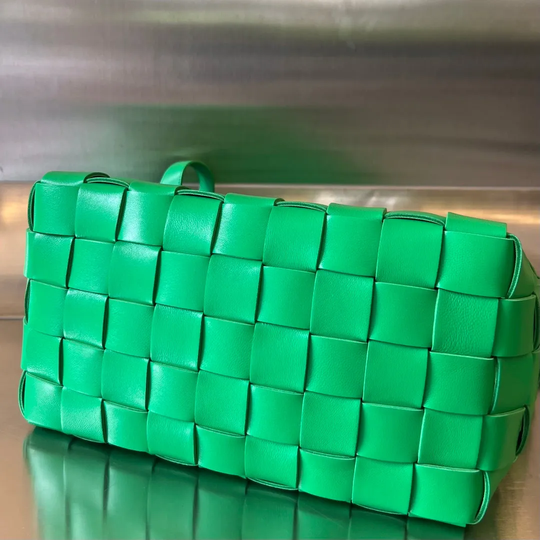 Bottega Popular pick LAMBSKIN CASSETTE GREEN High-security 28 LIGHT Veneta MEDIUM