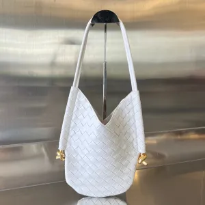Bottega WHITE Markdown Veneta SOLSTICE 30 MINI High-end design LAMBSKIN
