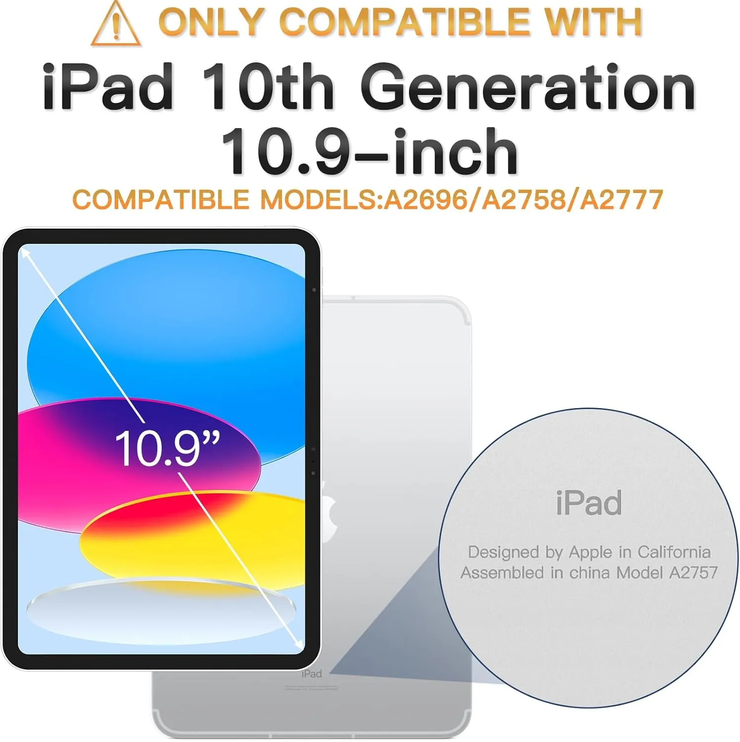 BRAECNstock case for iPad (A16) 11th Generation 11 inch 2025 &10th Generation 10.9 inch 2022,Fully Rugged Protective Cover for Kids with Screen Protector,Pencil Holder,Rotating Stand,Hand Strap