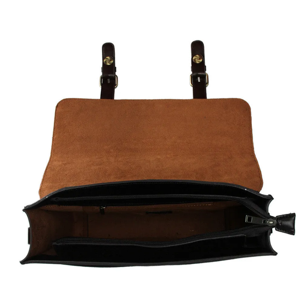 briefcases bags office Messenger men's Vintage Easy-to-use Elegant crossbody Bags tote file men's Document European style Exclusive offerings Men