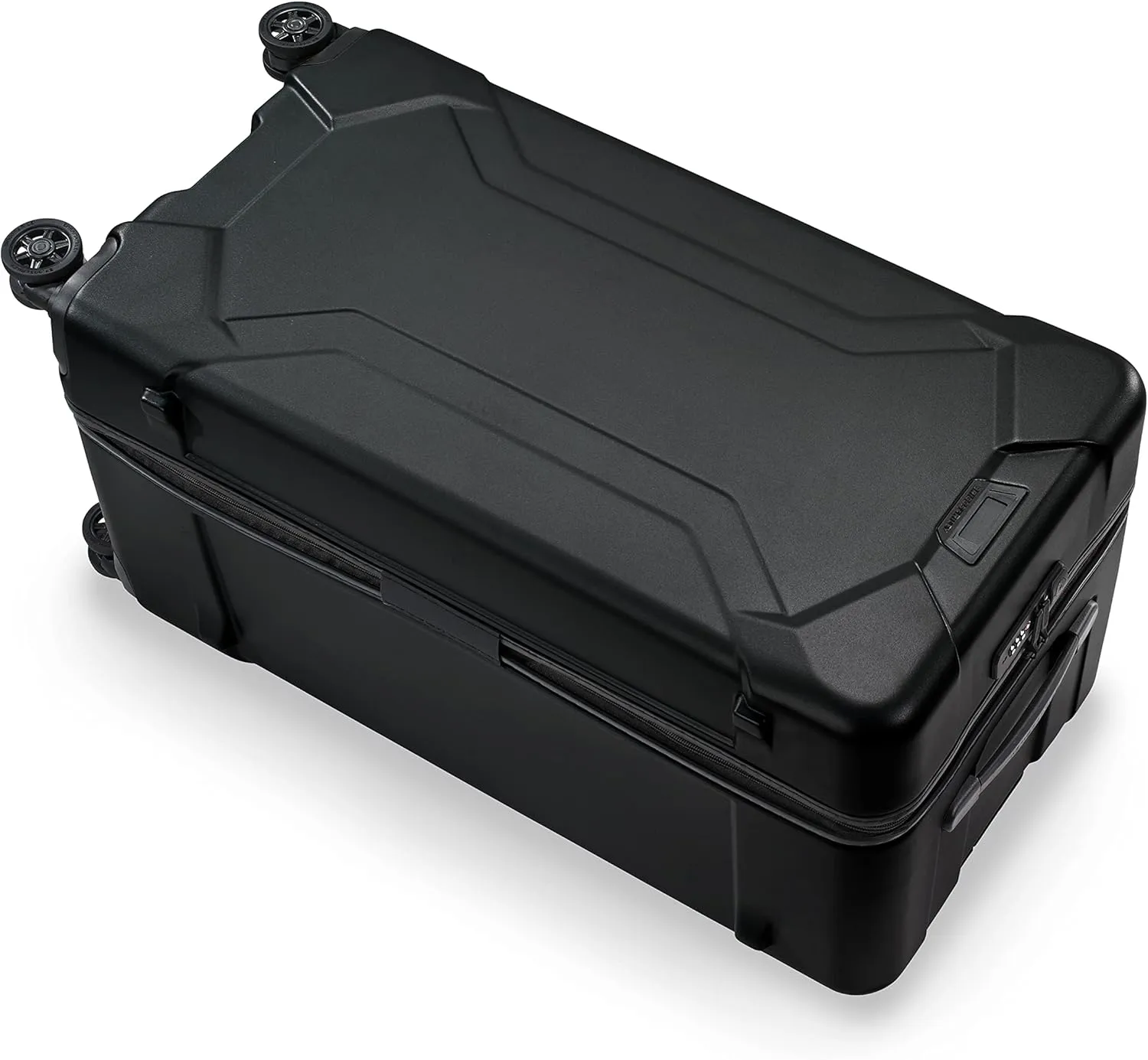Briggs & Riley 32" Extra Large Trunk Spinner - Checked Luggage for Travel, Suitcases with Wheels, Hardside Rolling Bag for Men & Women, Self-Repairing Zipper - Torq Collection, Stealth Black