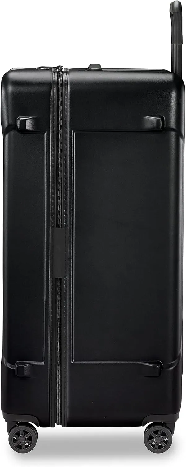 Briggs & Riley 32" Extra Large Trunk Spinner - Checked Luggage for Travel, Suitcases with Wheels, Hardside Rolling Bag for Men & Women, Self-Repairing Zipper - Torq Collection, Stealth Black