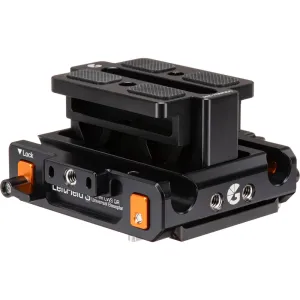 Bright Tangerine LeftField 3 QR Baseplate (Standard) for RED Komodo & Komodo-X