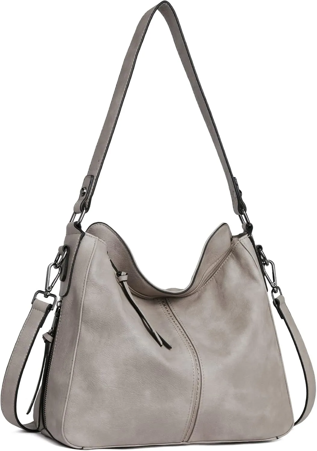 BROMEN Purses for Women Vegan Leather Hobo Bags Designer Handbags Large Shoulder Crossbody Bag with Adjustable Strap
