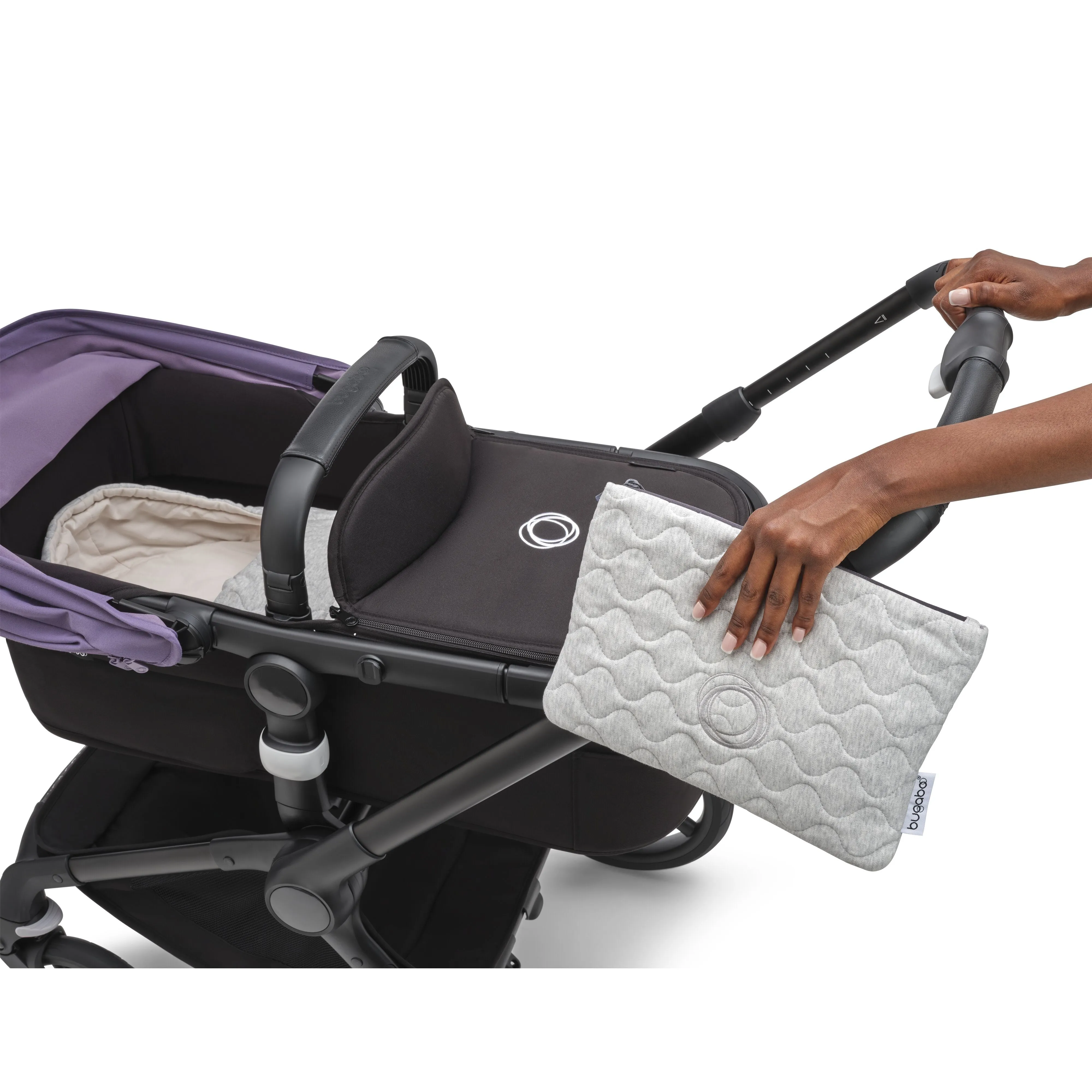 Bugaboo Changing Clutch in Grey Melange