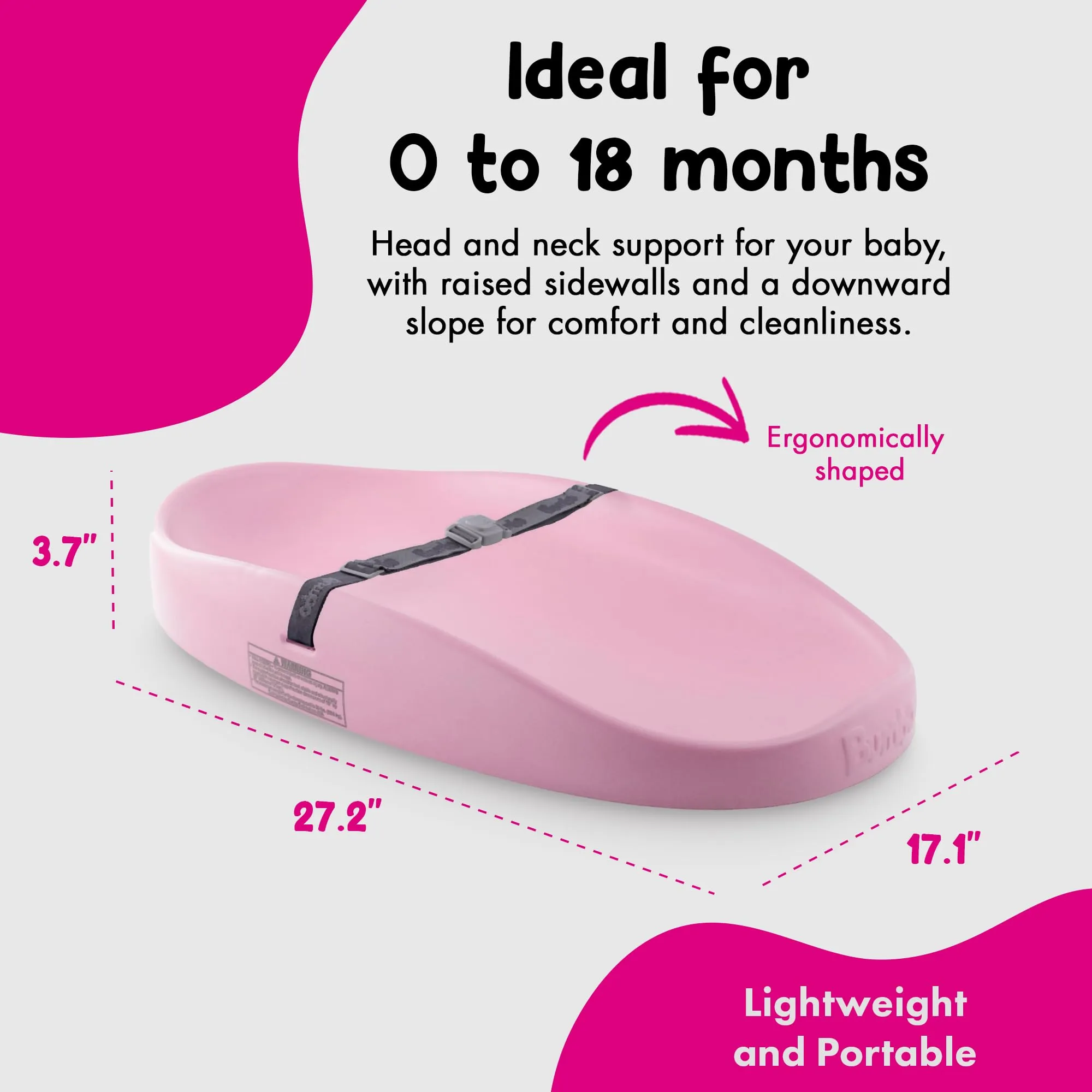 Bumbo Ergonomic Changing Pad - Safe & Comfortable