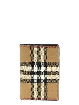 Burberry Check Card Holder