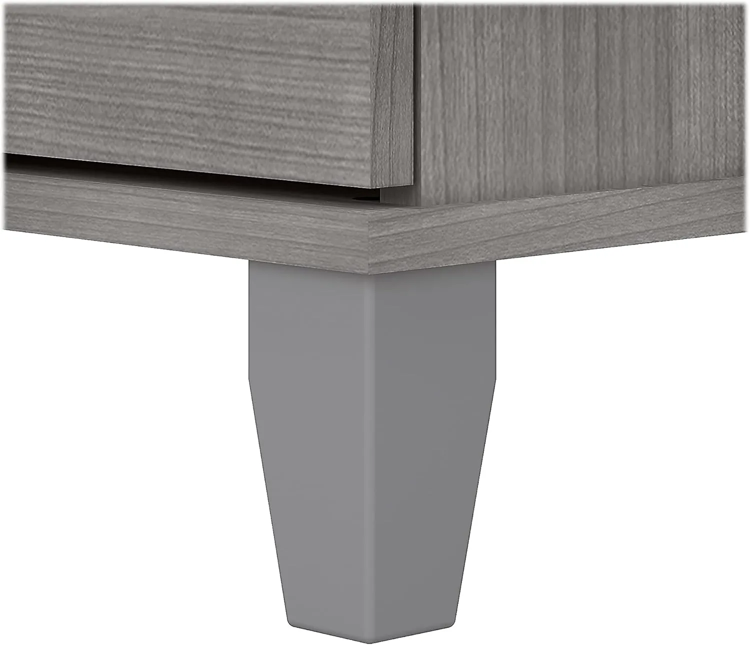 Bush Furniture Somerset 2 Drawer Lateral File Cabinet in Platinum Gray