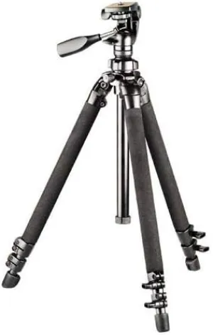 Bushnell Advanced Tripod for Binoculars, Spotting Scopes, and Cameras - Durable Aluminum Construction with Adjustable Legs and Center Column for Stability,Black