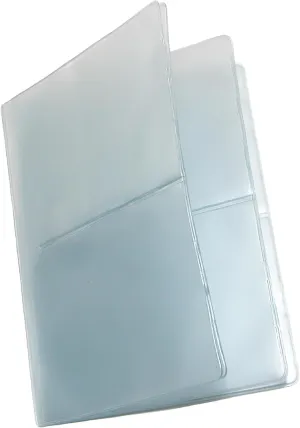 Buxton Unisex Vinyl Window Inserts for Hipster and Credit Card Wallets, Pack of 3, Clear