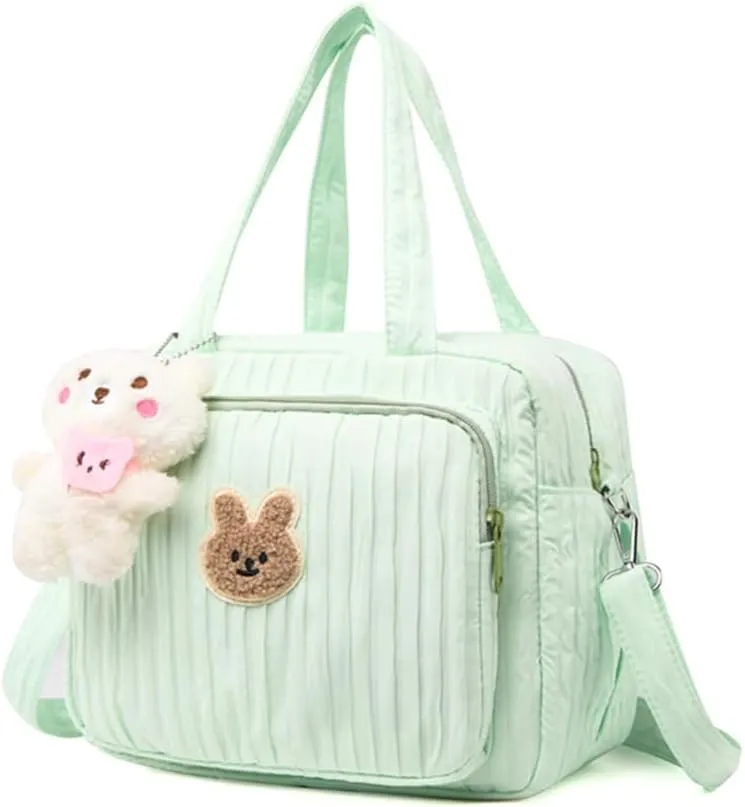 C-Green Diaper Tote - Maternity & Travel Bag for Mommy, Baby & Stroller - Nappy Bag