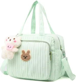 C-Green Diaper Tote - Maternity & Travel Bag for Mommy, Baby & Stroller - Nappy Bag
