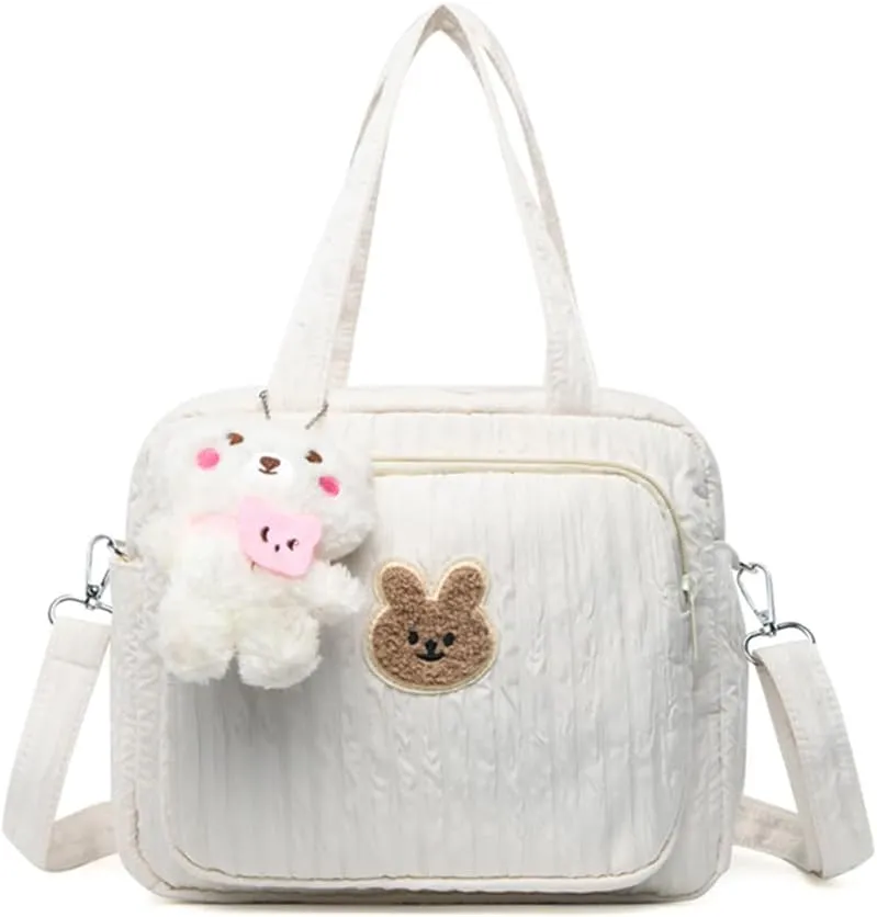 C-White Maternity Diaper Tote - Travel Bag for Mom, Baby, and Stroller - Nappy Bag