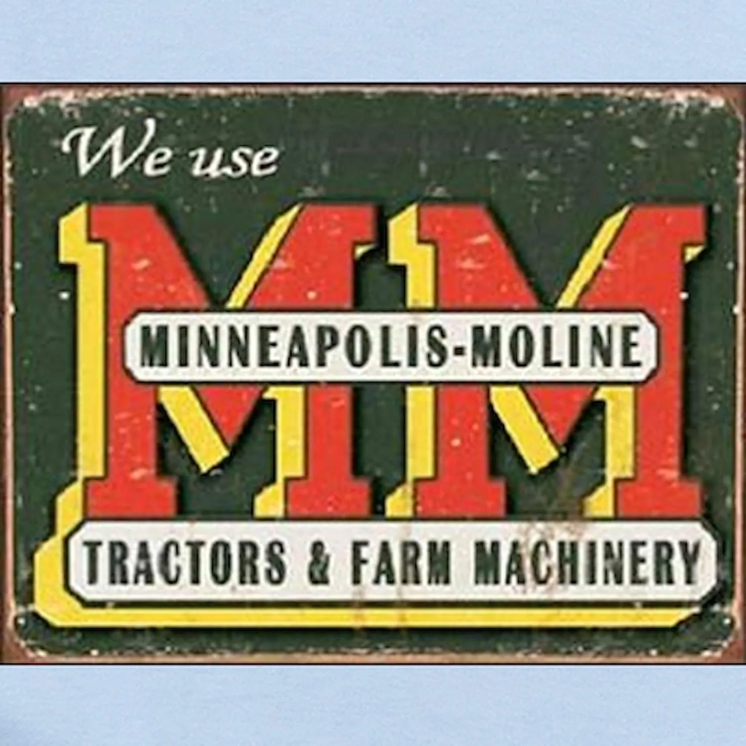 CafePress 34 1505_Minneapolis_Moline_Tractors_Logo_Tin_Sign Cute Infant Bodysuit Baby Romper