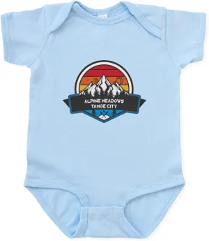 CafePress Alpine Meadows Tahoe City California Body Suit Cute Infant Bodysuit Baby Romper