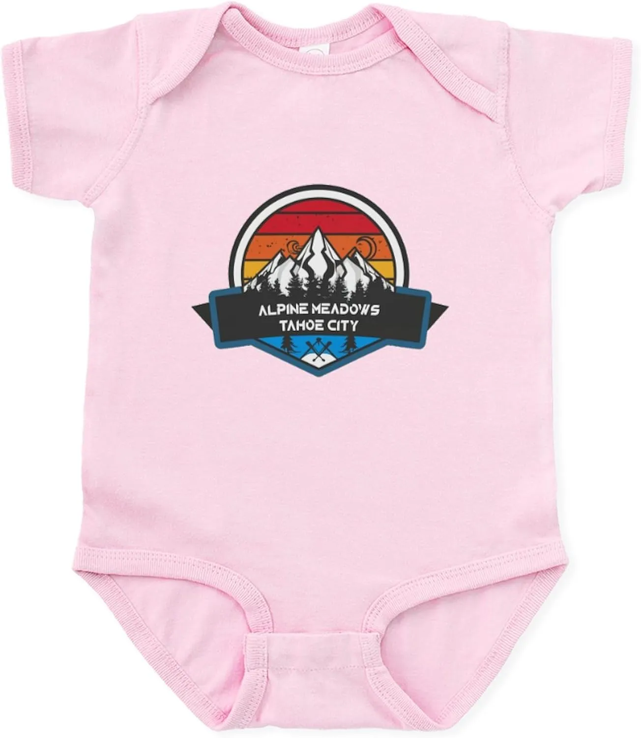 CafePress Alpine Meadows Tahoe City California Body Suit Cute Infant Bodysuit Baby Romper