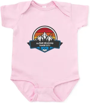 CafePress Alpine Meadows Tahoe City California Body Suit Cute Infant Bodysuit Baby Romper