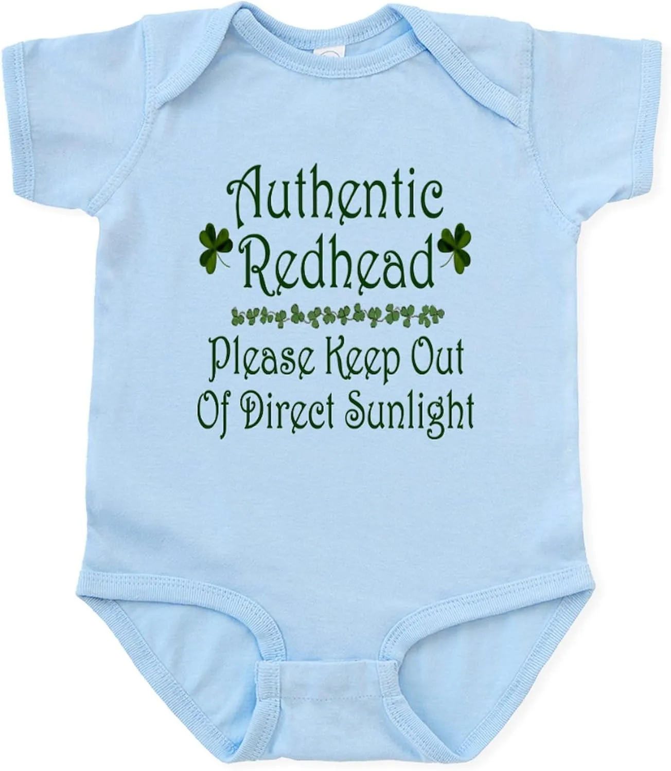 CafePress Authentic Redhead Infant Bodysuit Cute Infant Bodysuit Baby Romper