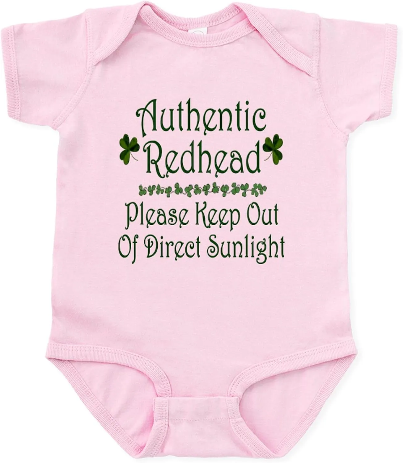 CafePress Authentic Redhead Infant Bodysuit Cute Infant Bodysuit Baby Romper