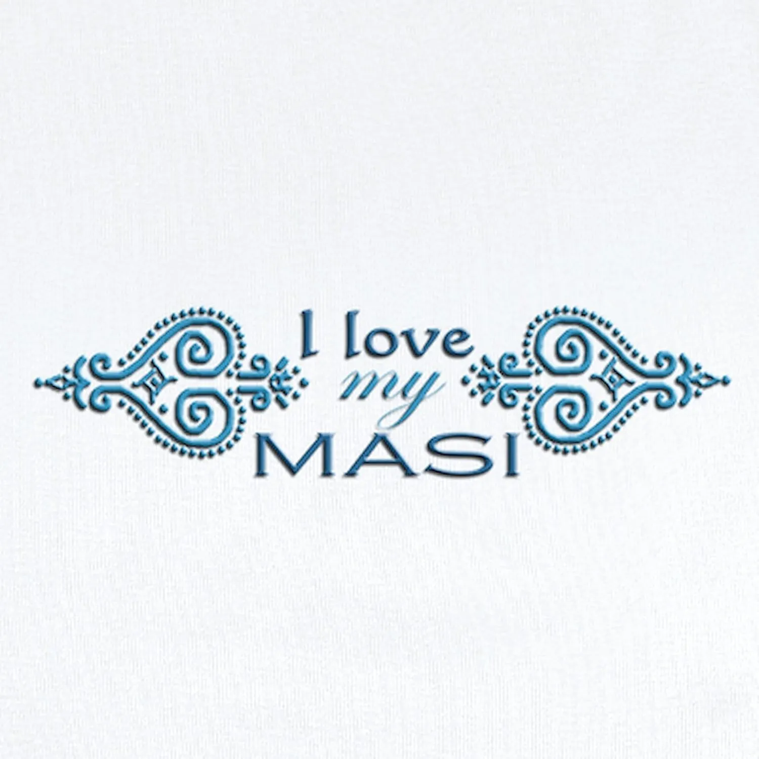 CafePress Blue Mendhi MASI Infant Bodysuit Cute Infant Bodysuit Baby Romper
