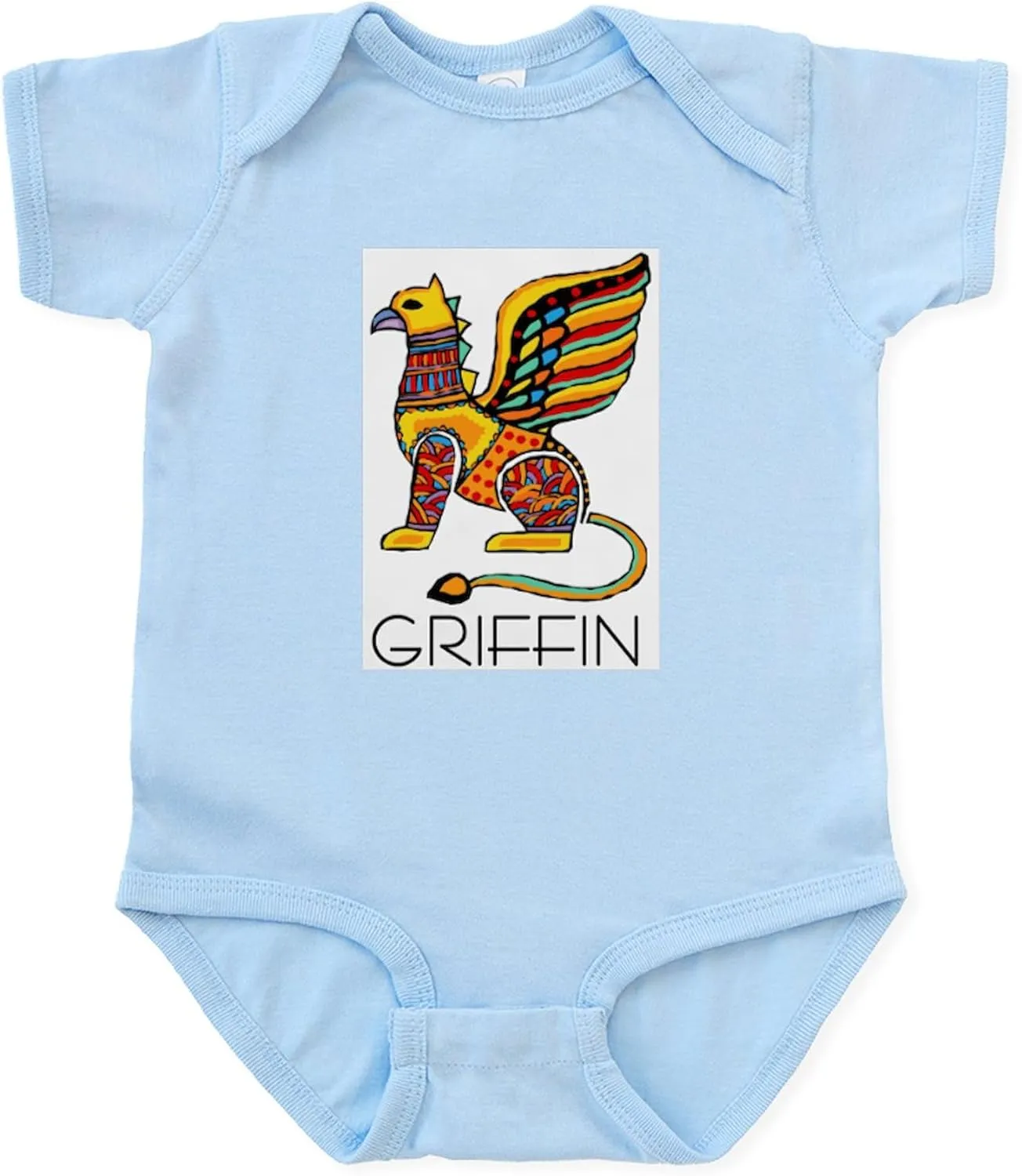 CafePress Colorful Griffin Infant Creeper Cute Infant Bodysuit Baby Romper