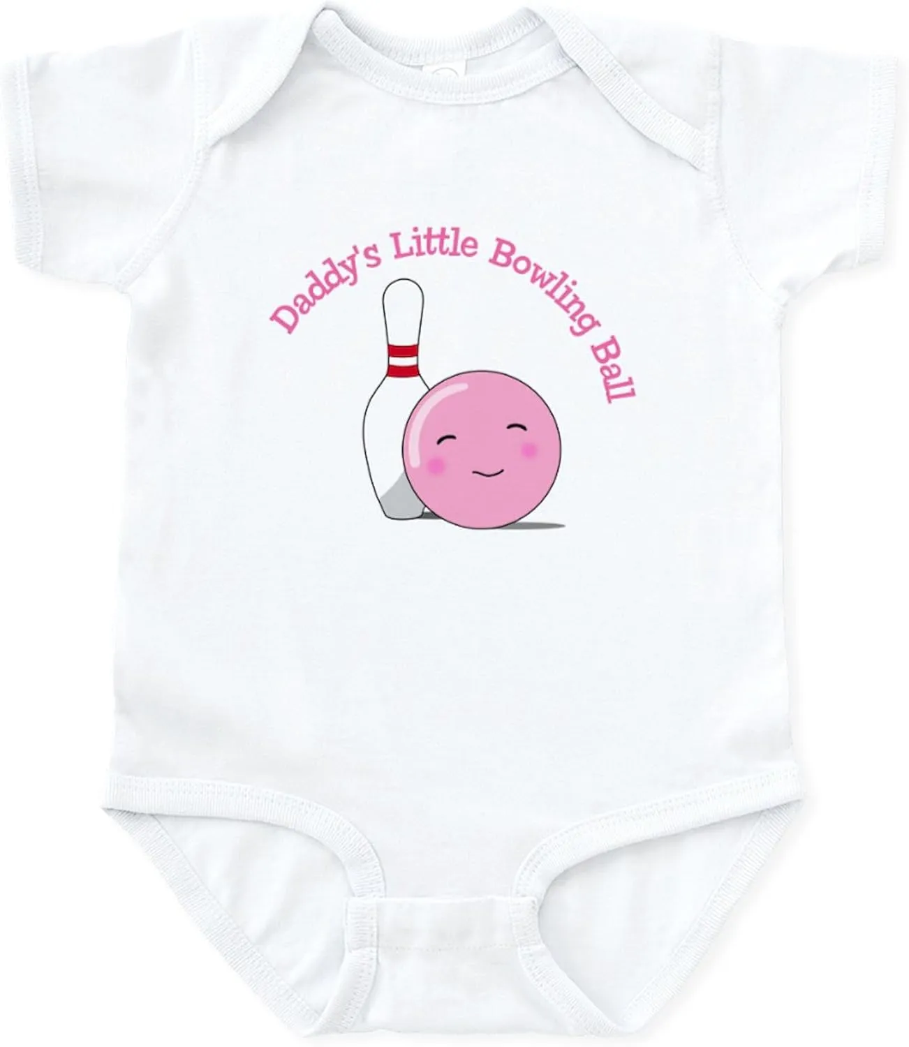 CafePress Daddy BB (Pink) Infant Bodysuit Cute Infant Bodysuit Baby Romper