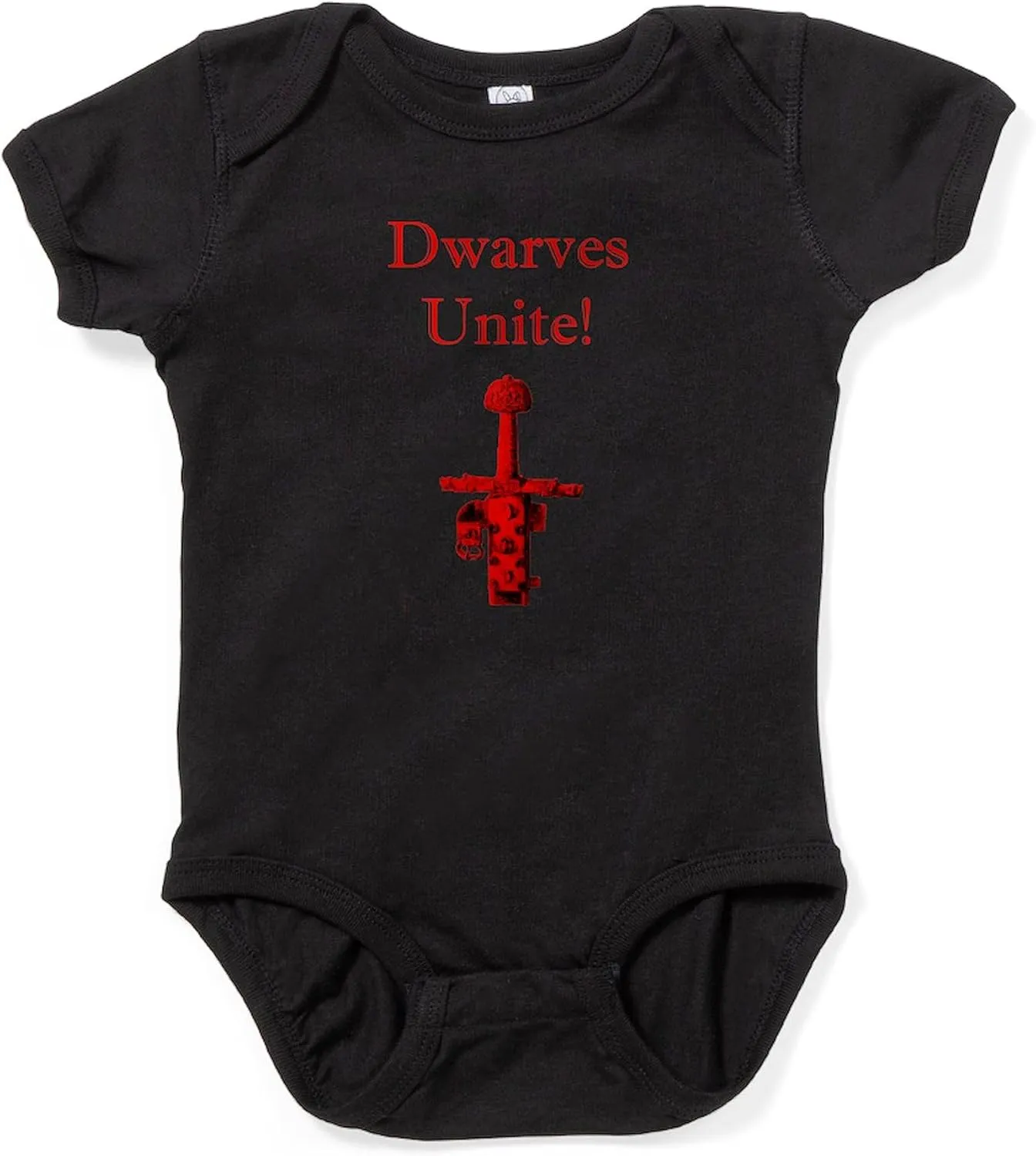 CafePress Dwarves Unite Body Suit Cute Infant Bodysuit Baby Romper Dark