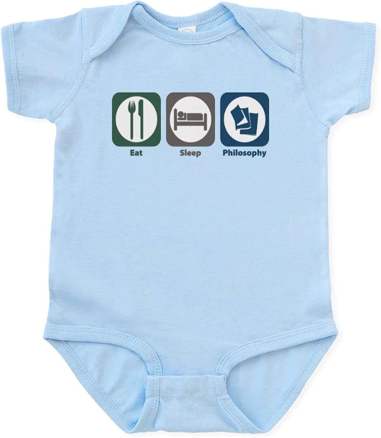 CafePress Eat Sleep Philosophy Infant Bodysuit Cute Infant Bodysuit Baby Romper