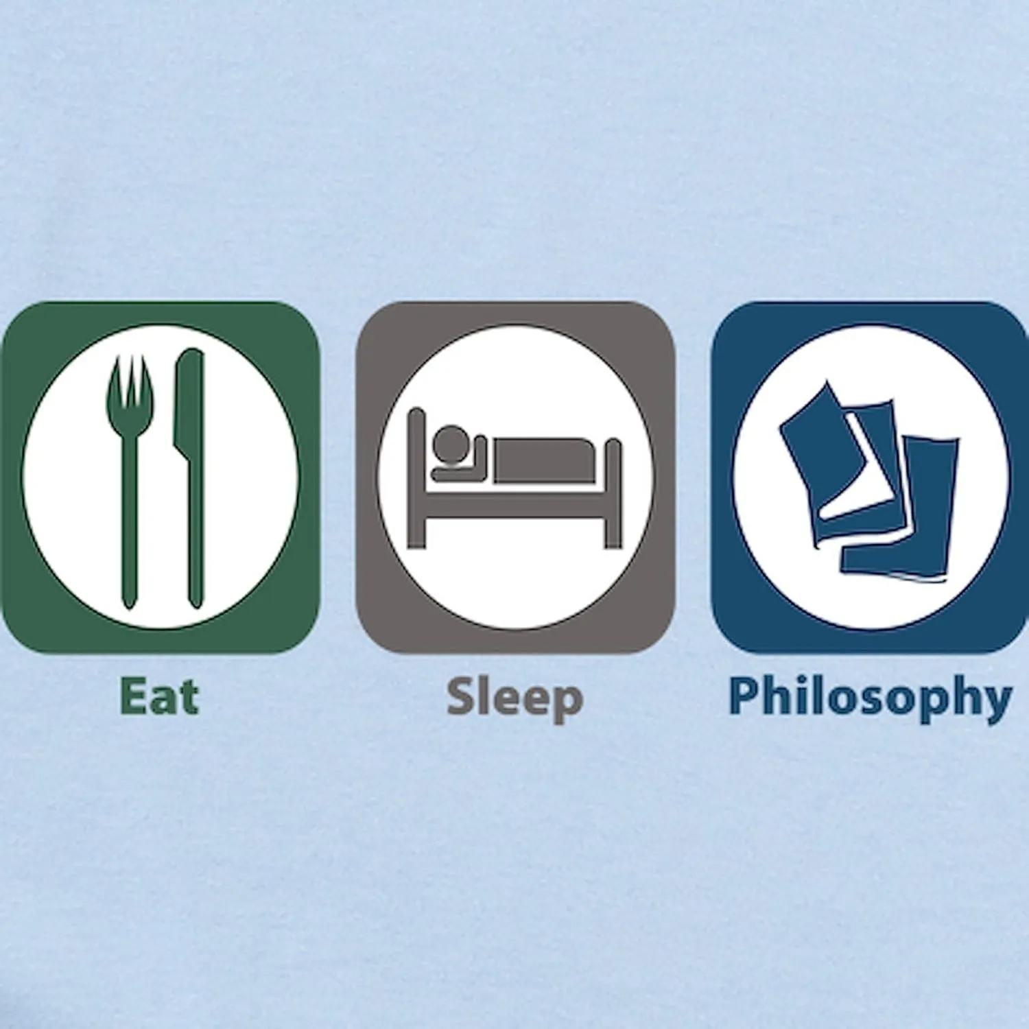 CafePress Eat Sleep Philosophy Infant Bodysuit Cute Infant Bodysuit Baby Romper