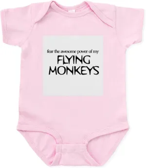 CafePress Flying Monkeys Infant Bodysuit Cute Infant Bodysuit Baby Romper