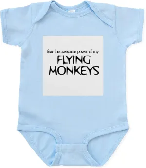 CafePress Flying Monkeys Infant Bodysuit Cute Infant Bodysuit Baby Romper