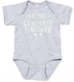 CafePress Future Concrete Finisher Cement Mixing Body Suit Cute Infant Bodysuit Baby Romper Dark